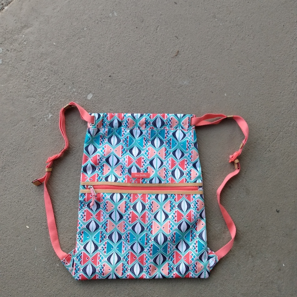Vera Bradley Drawstring Backpack NWOT